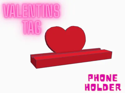 Valentins Day Phone Holder