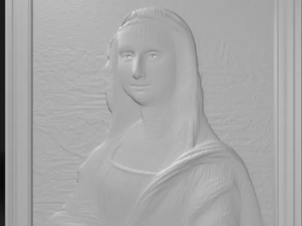 mona lisa sculpture