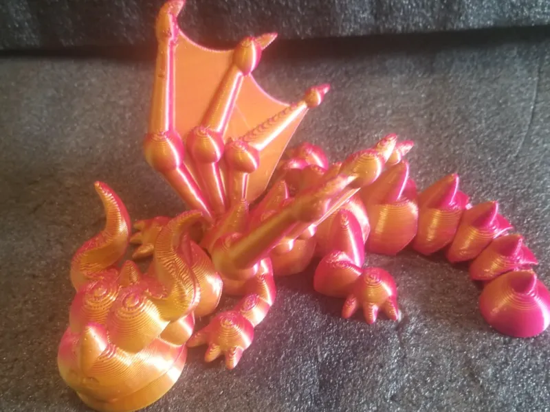 Shakaworld3D Small Winged Dragon Flexy Mini