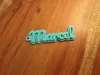 Marcel Keychain
