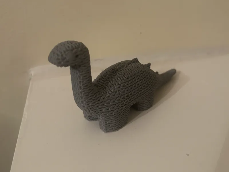 Knitted Dino
