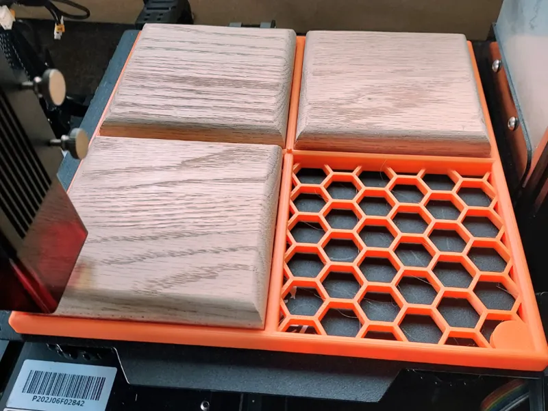 Square Coaster Laser Engraving Jig