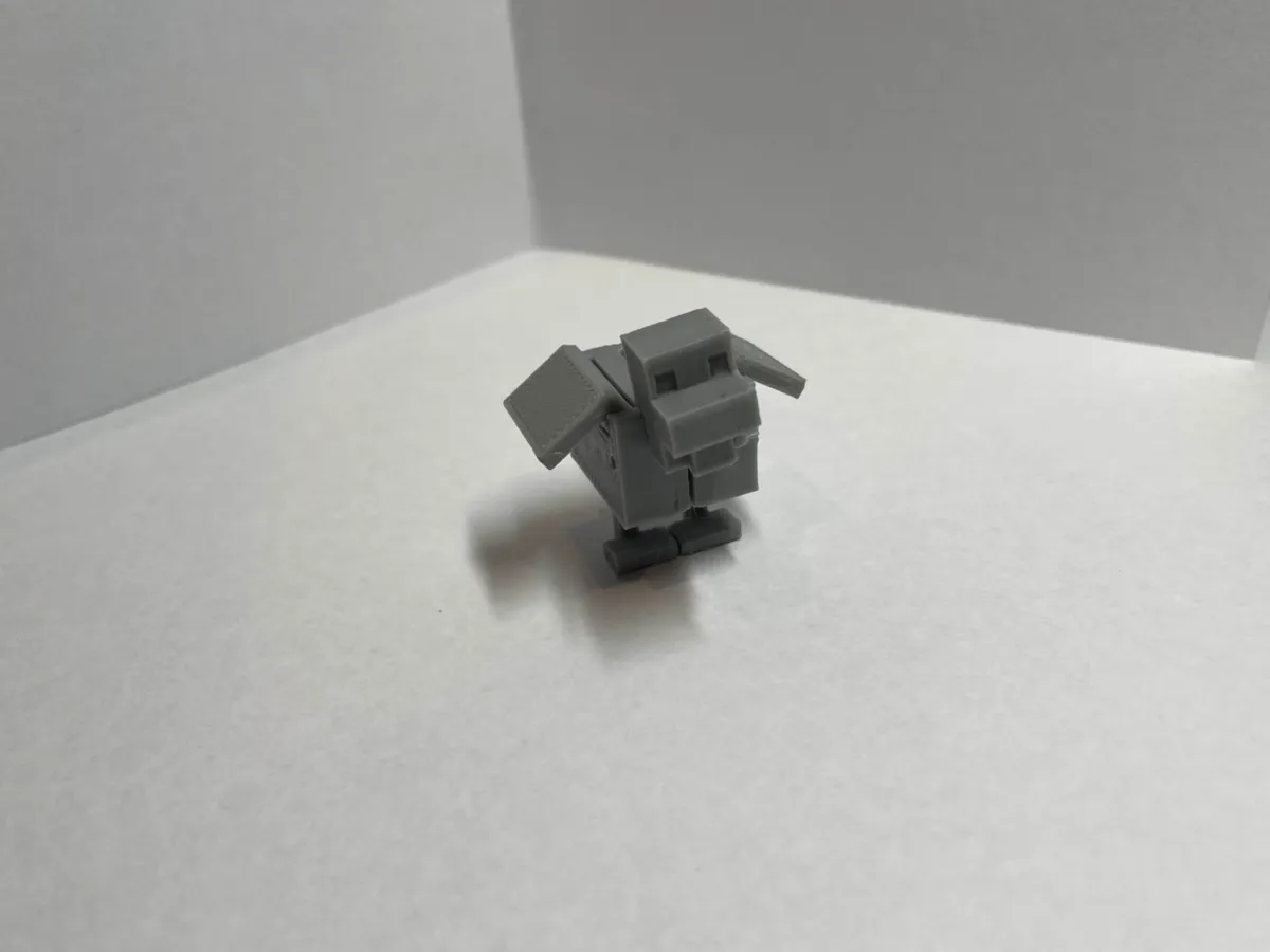 Figurine articulée poulet Minecraft