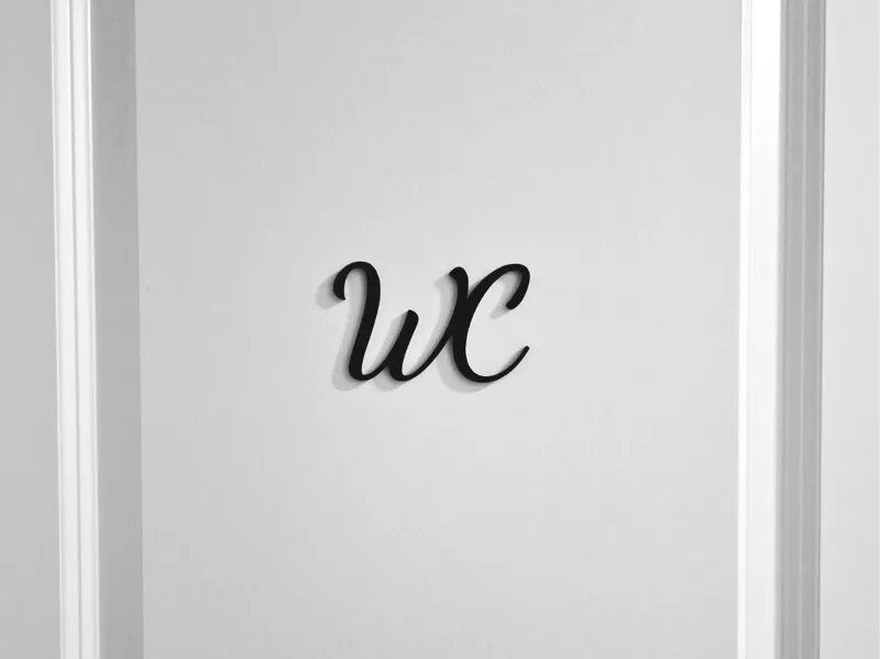 Toilet sign - WC