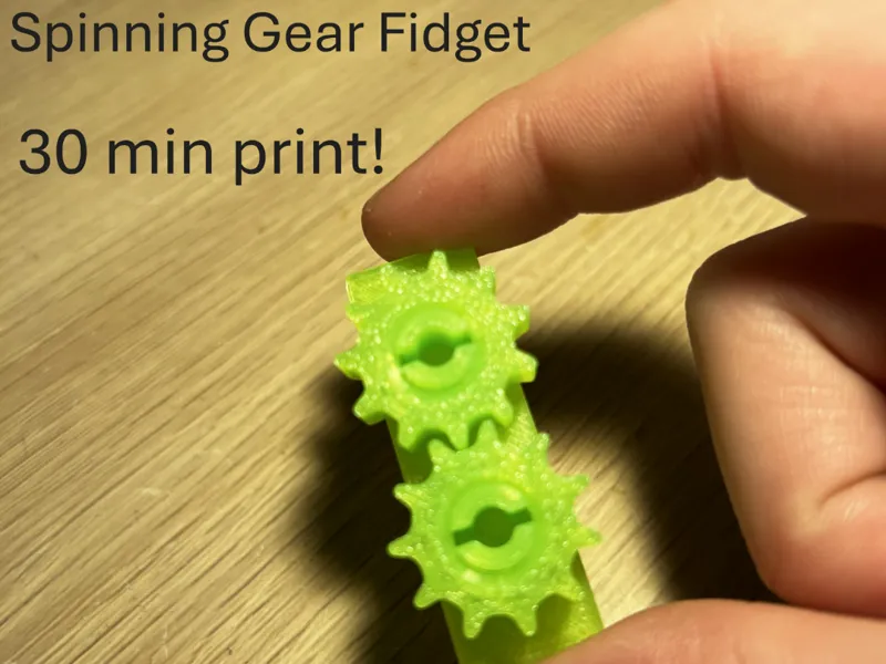 Spinning Gear Fidget 
