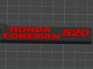 Honda Foreman Key Chain