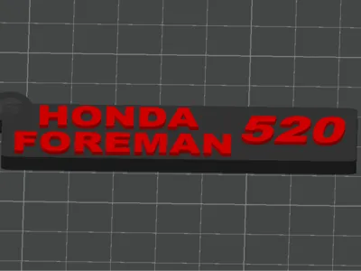 Honda Foreman Key Chain
