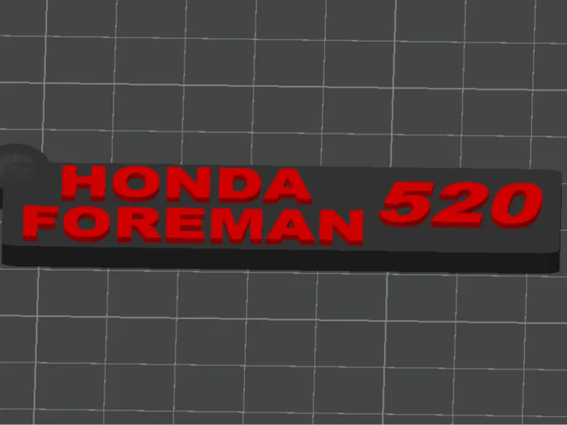Honda Foreman Key Chain