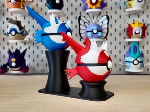 2-Tier Dual Poké Ball Display Stand
