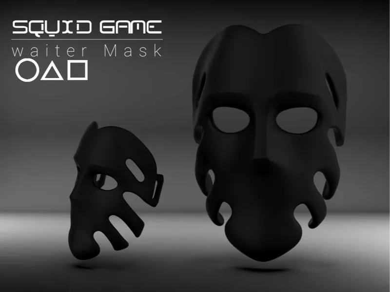 WAITER ! MASK (SQUID GAME  Season 1 ) SERIES 