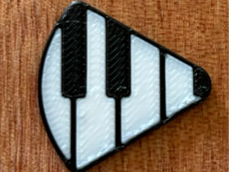 Piano Guitar Pick