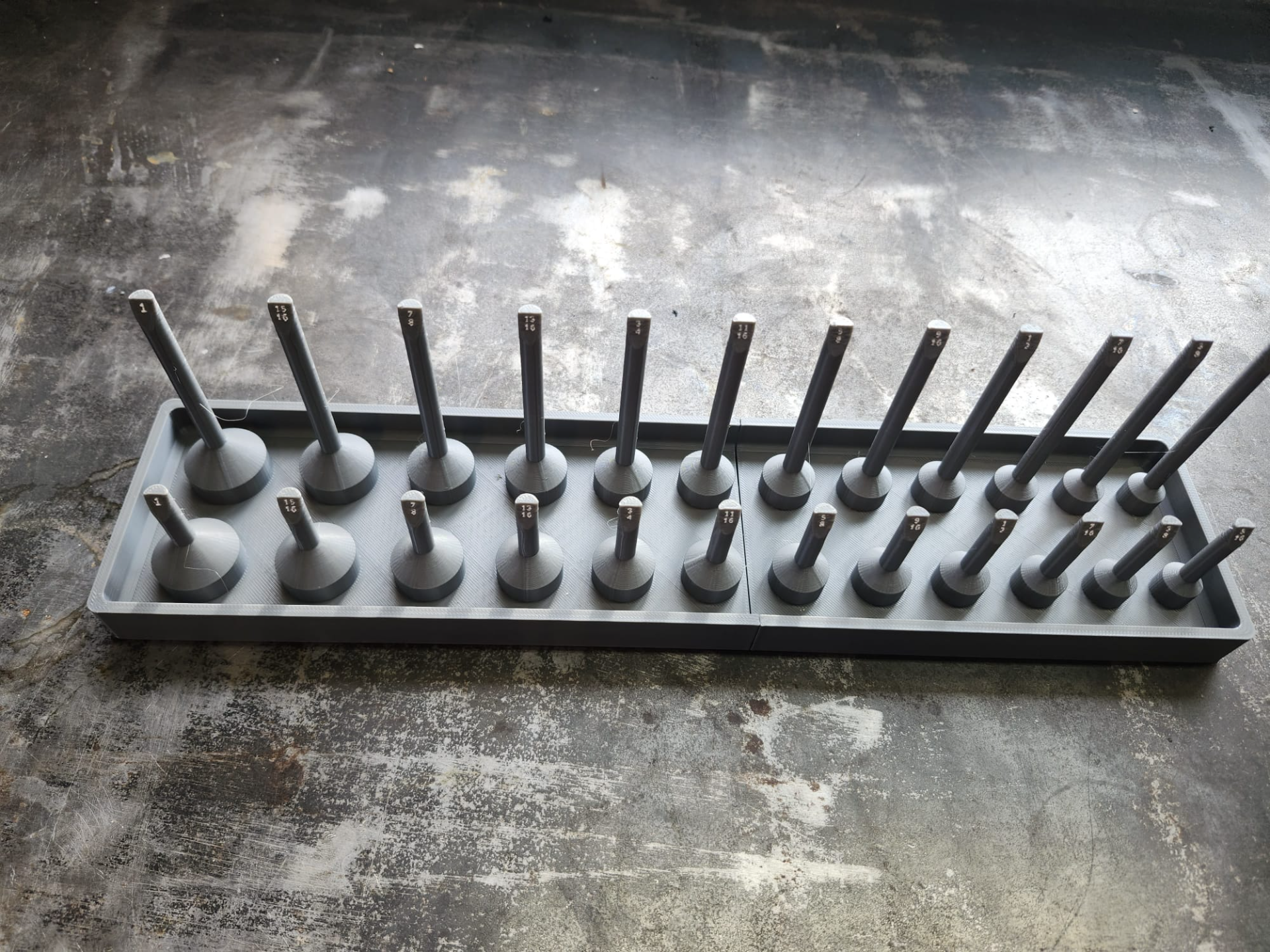 Standard (SAE) Socket Tray 