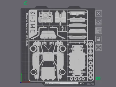 DMC-12 – Kit card A1 mini. Scaled 96%