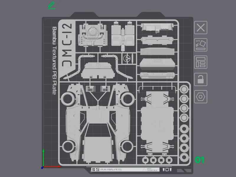 DMC-12 – Kit card A1 mini. Scaled 96%