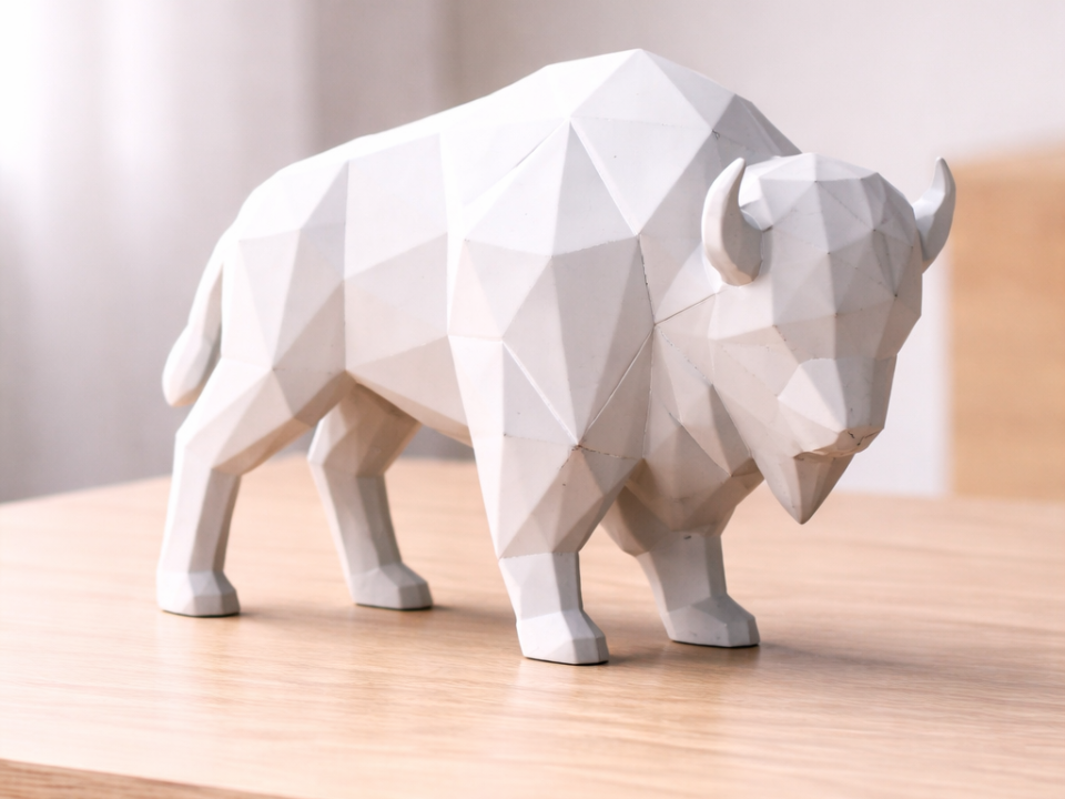 Low Poly Bison