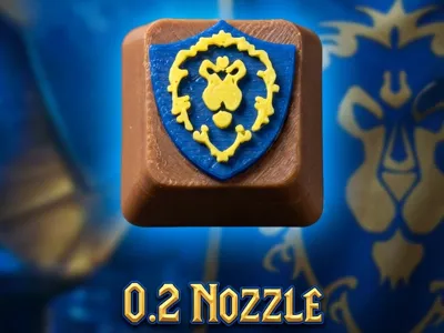 World of Warcraft Alliance Keycap (Multicolor)
