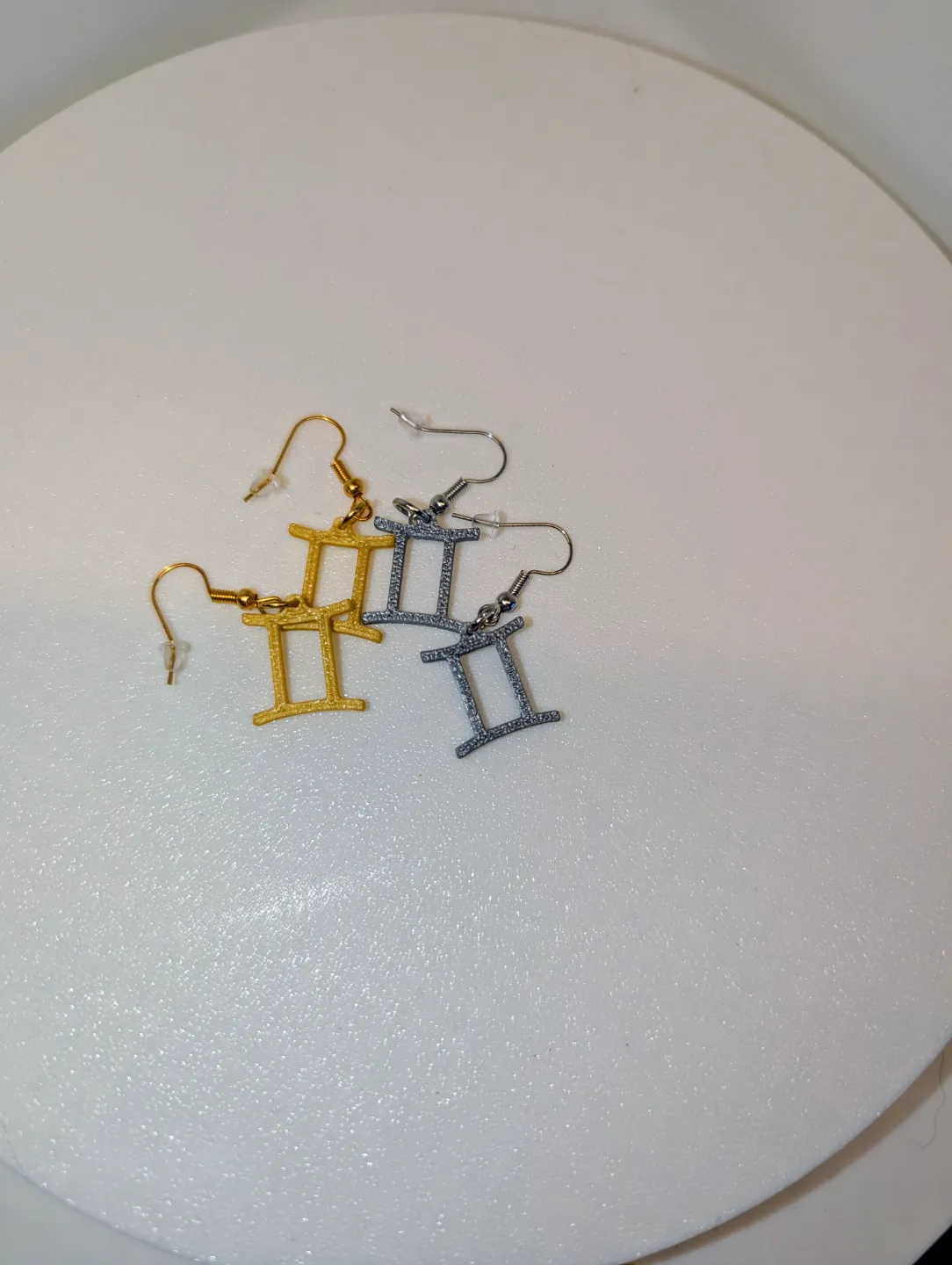Zodiac Earrings - Dangle Style - All 12 Signs view 3