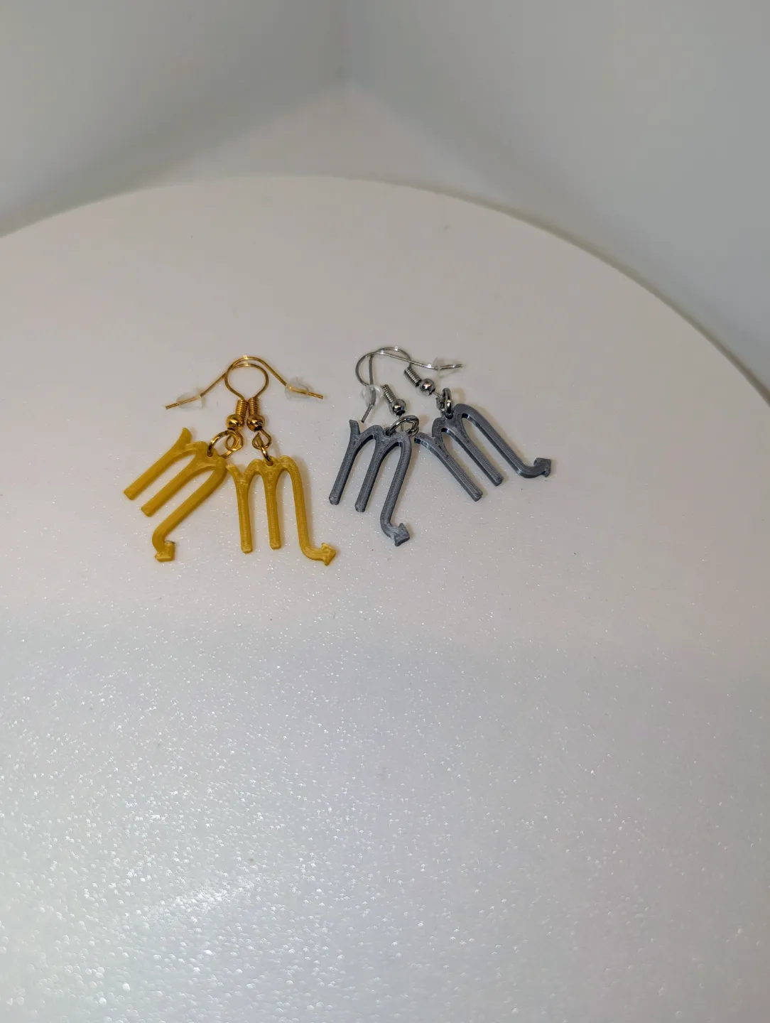 Zodiac Earrings - Dangle Style - All 12 Signs view 2