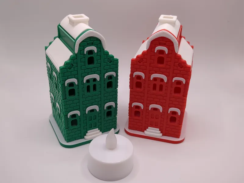 Christmas House Tealight Kit