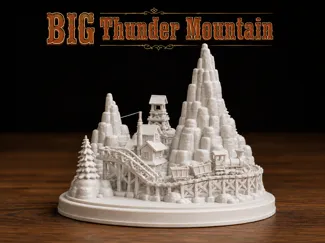 Big Thunder Mountain Diorama