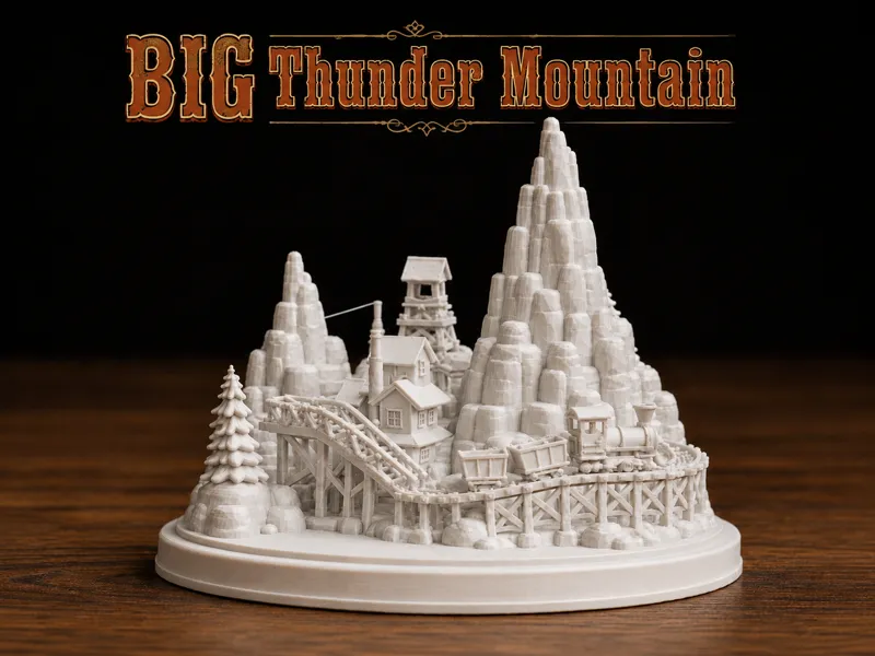 Big Thunder Mountain Diorama