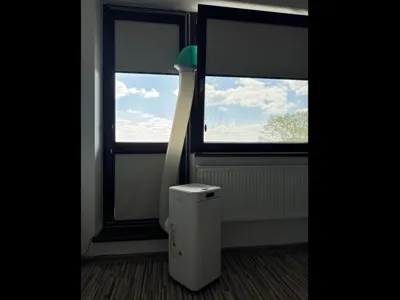 90° Window Vent Adapter for  Portable AC