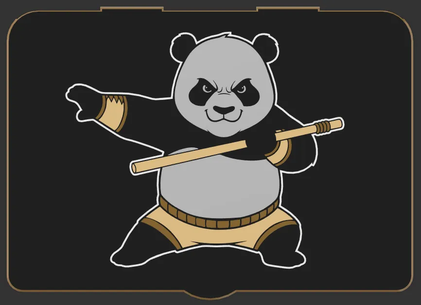 Panda Touch Cover / Protector - Martial Arts Panda - Free 3D Print ...