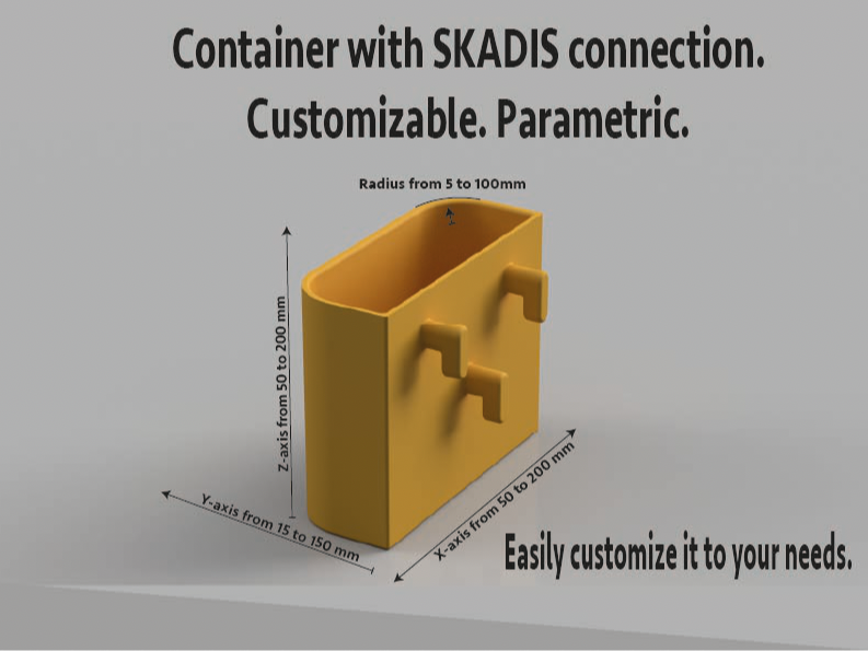 Contenedor SKÅDIS Paramétrico