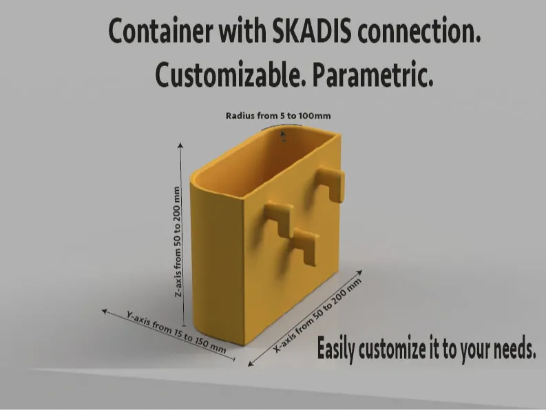 Contenedor SKÅDIS Paramétrico