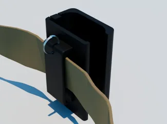Battery Holder with Belt Hook for Canon LP-E6