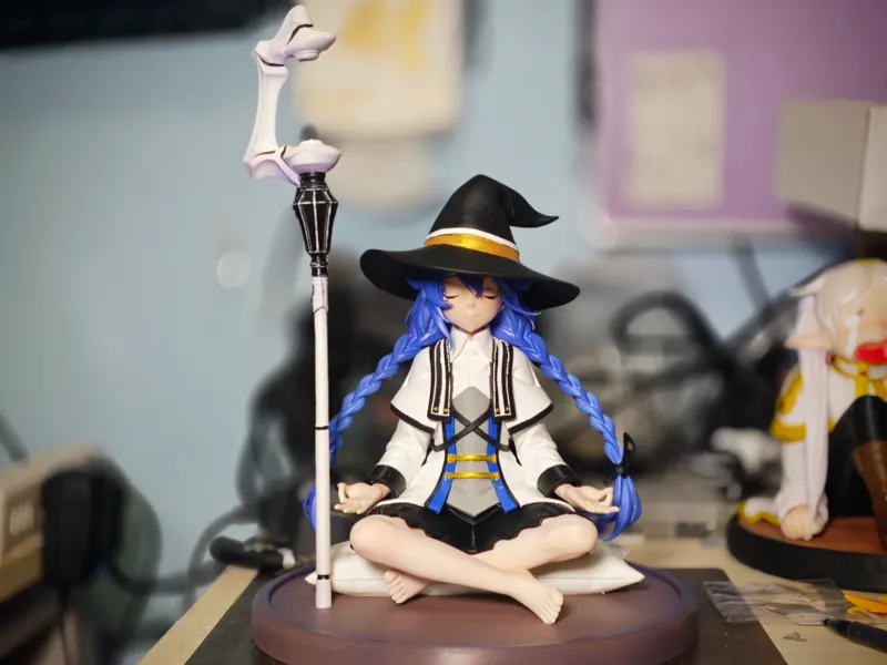 《无职转生》洛琪希 坐姿手办 高20cm 已分件 易上色 多色打印