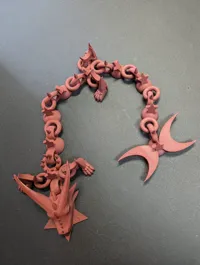 Dragon fée articulé (maillons de chaîne) — photo 1