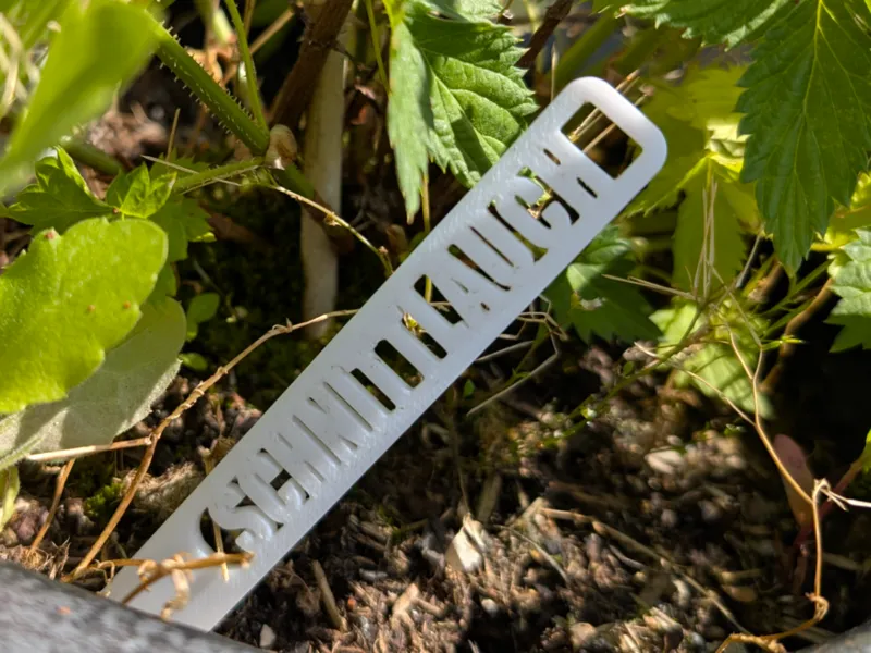 Pflanzenlabel / Plantlabel (German)