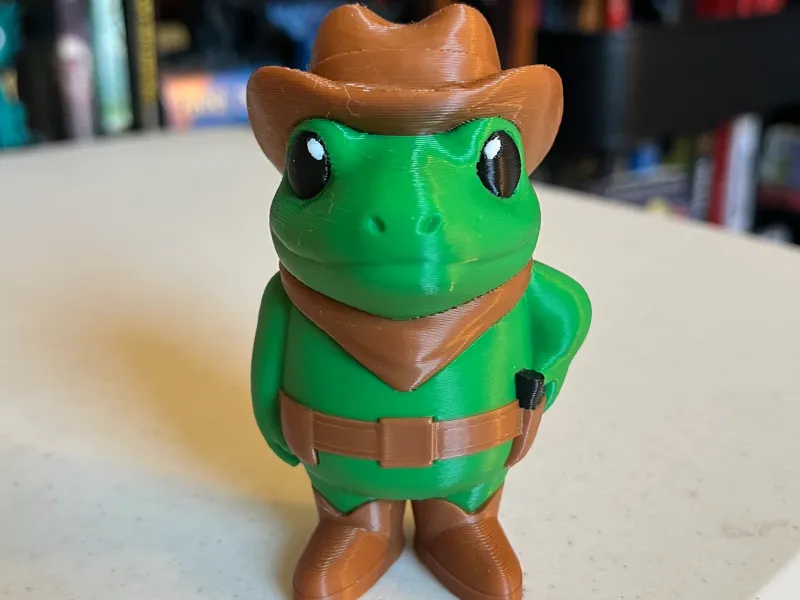 Frogs in Costume - Cowboy Figure