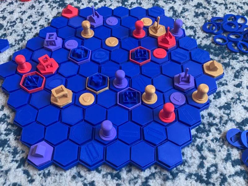 HexaSiege a New Medieval-Inspired Board Game