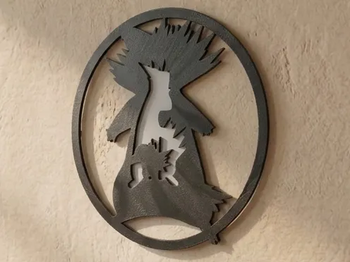 WALL ART - TYPHLOSION, QUILAVA, CYNDAQUIL
