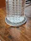 Larger and with a taller brim