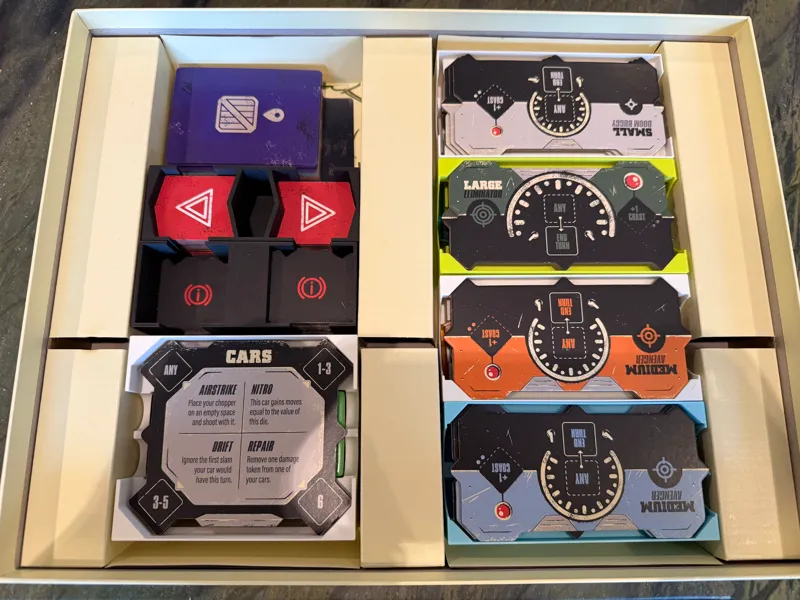 Thunder Road Vendetta Base Game Trays