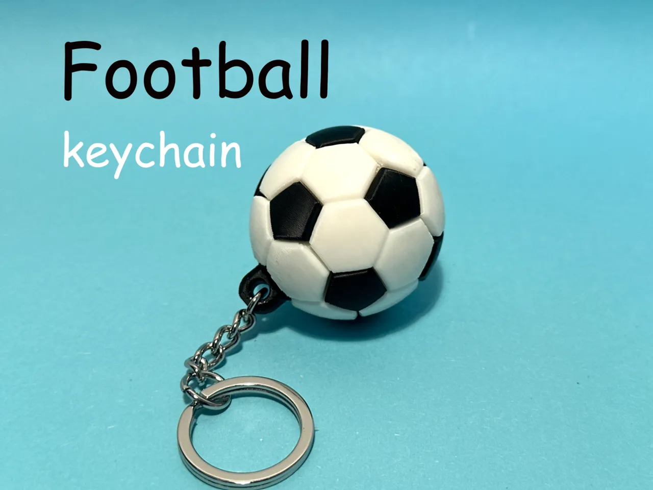 football & key chain NO AMS view 2