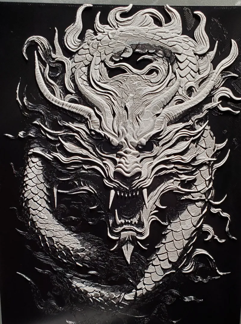 Year Of Dragon 185x240 4-color/layer hights PETG