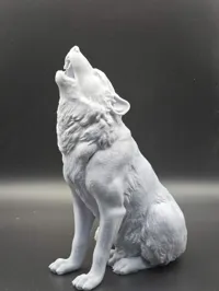 Howling Wolf Solar Light Holder PETG