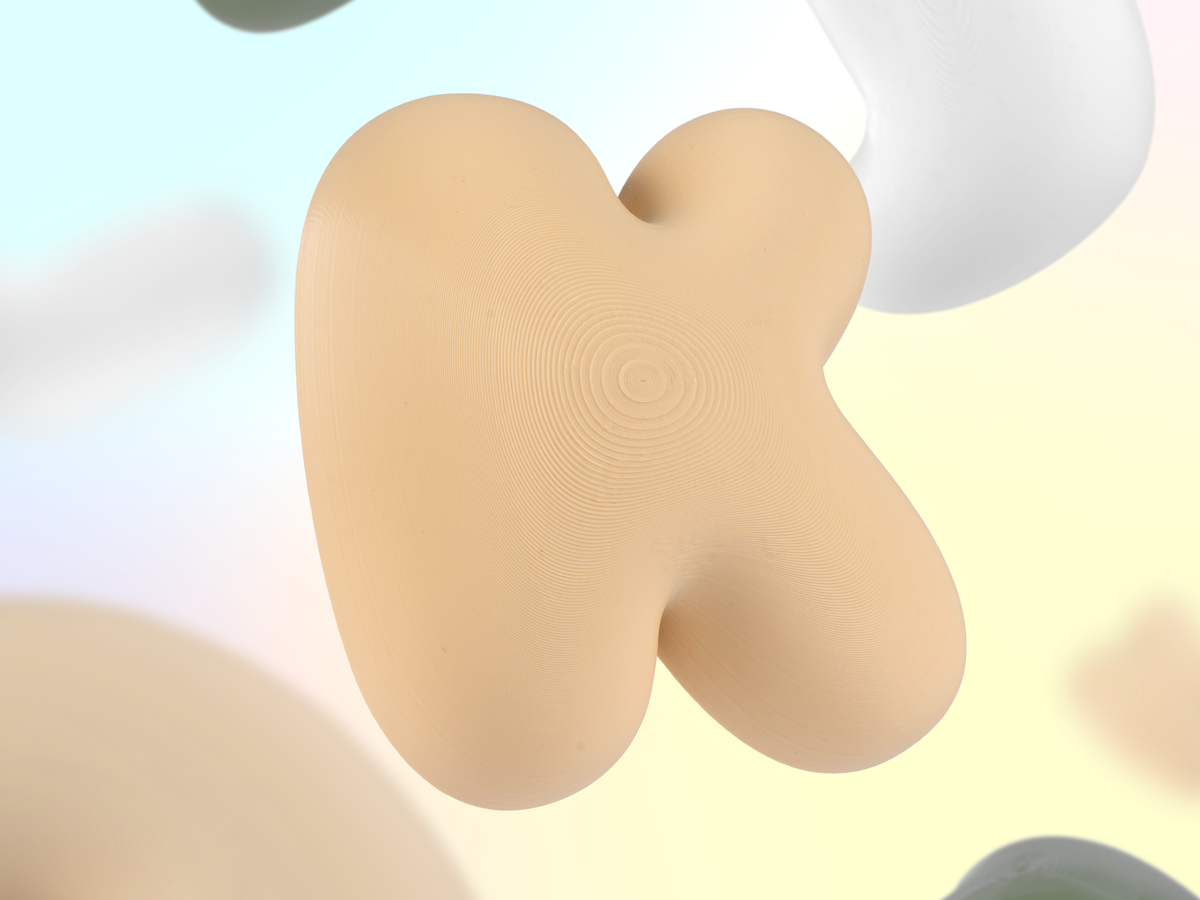 Miniatura 2 do modelo 3D Bubble alphabet wall art