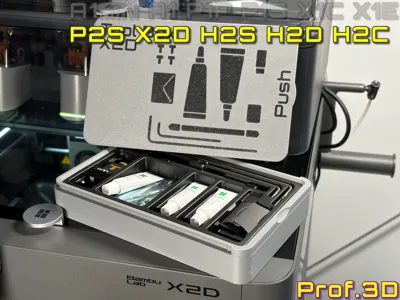 Deep Draw Tool Box ⧸ Accessories Sliding Lid Box - Free 3D Print