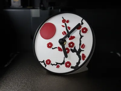 Sakura Blossom Clock