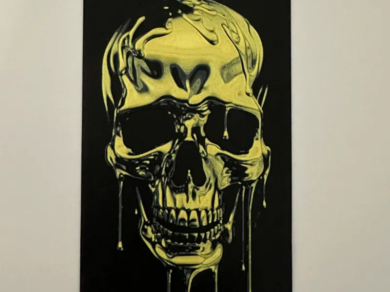Gold Skull HueForge
