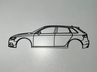 Audi A3 Line Art