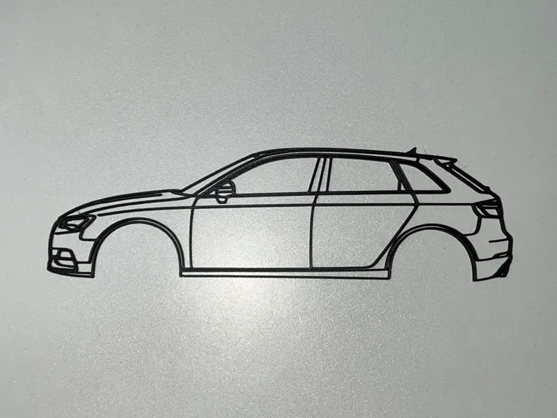 Audi A3 Line Art
