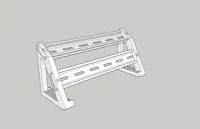 底2.5mm厚用-雙面支架 0.28mm layer, 2 walls, 15% infill  