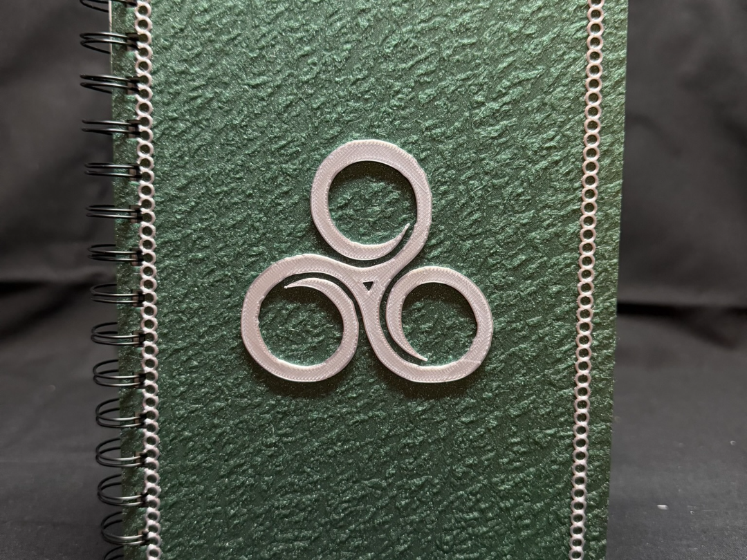 Skyrim Spelltome: Illusion - A5 Notebook cover