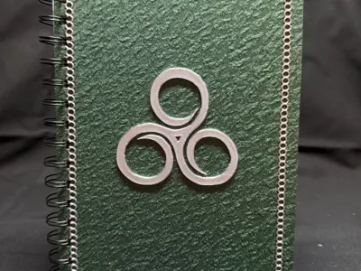 Skyrim Spelltome: Illusion - A5 Notebook cover